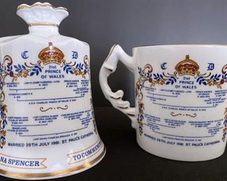 Aynsley China - Royal Wedding Commemorative Bell and Mug