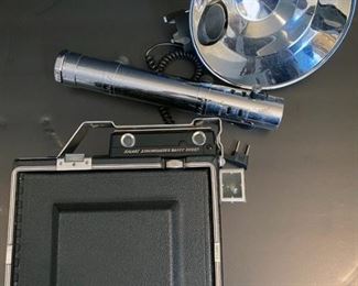 Speed Graphic Camera in Case w/ Extras