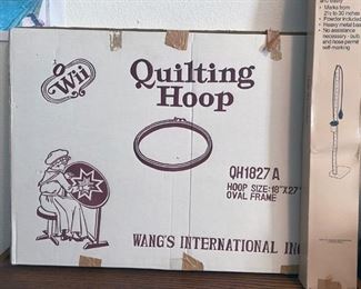 Wii Quilting Hoop