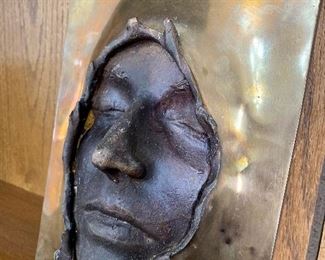 William Ludwig Bronze Sculpture Relief