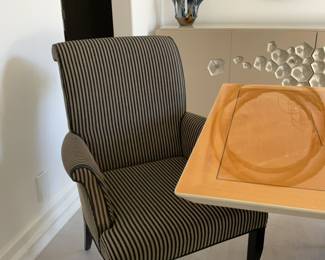 The table