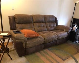 Pair of reclining sofas 