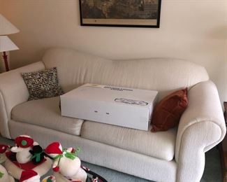 White vintage sleeper sofa