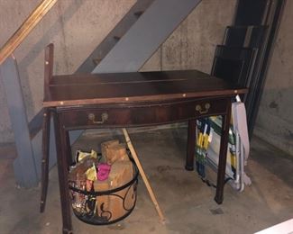 Antique table with leaves 