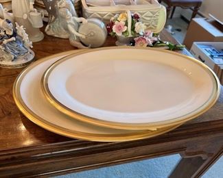 Lenox serving platters 