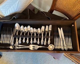 Towle Sterling flatware - "Spanish Provincial" Service for 14 plus extras - 116 PIECES 