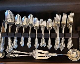Towle Sterling flatware - "Spanish Provincial" Service for 14 plus extras - 116 PIECES 