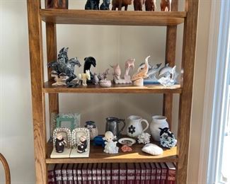 Dolphins, stone animals 