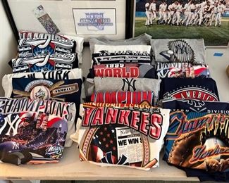 New old stock, Yankees & sports shirts 