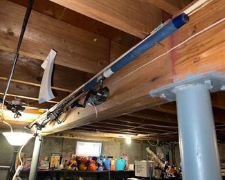 Fishing poles 