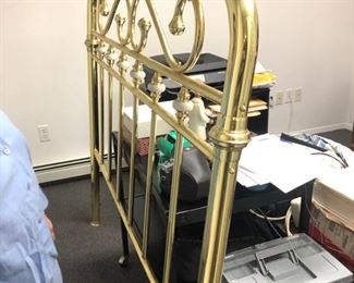 Full brass bed frame 