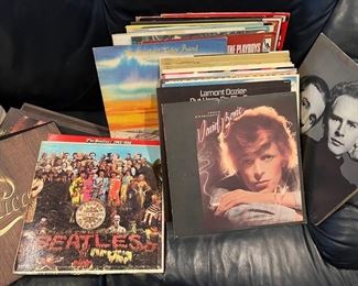 Lots of vintage Rock records 