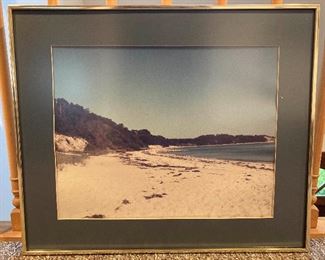 Beach Photo Framed