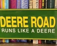 john deere sign