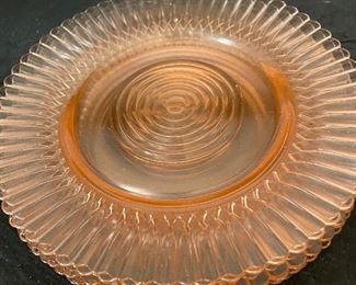 Vintage MacBeth Evans, Petalware Pink, Plates