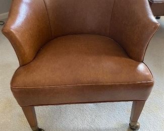 Colby's Furniture. Bucket Chairs. Casters' 