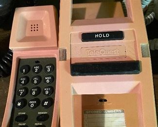 1980 Telequest Pink Telephone
