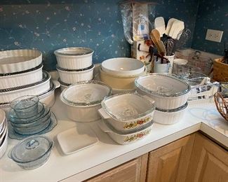 Corning Ware French White, Roasters/Lids