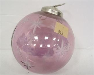 glass Christmas ball