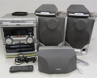 Philips Shelf Unit with speakers