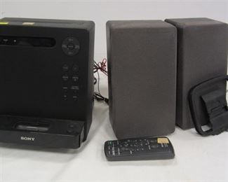 Sony Compact Disc player/speakers