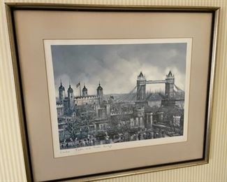$75.00     Framed Grey Tone London Tower and Tower Bridge Artist Unknown

LOCATION:  Washington DC

WHY WE LOVE IT:

Tonal grey piece by unknown artist in very good condition. Framed and matted. 

DETAILS + DIMENSIONS: 20.5" x 17.5"

CONDITION: Frame and art are in good condition.  May show minor signa of wear to be expected with age. Please refer to photos for a more detailed look at condition.  We make every attempt to list and photograph any defects or signs of wear that are significant to this sale. 

LOCAL PICK UP WASHINGTON DC.   BUYER IS RESPONSIBLE FOR ANY NECESSARY DISASSEMBLY AND ALL COSTS ASSOCIATED WITH SHIPPING OR PICK UP.  PLEASE CONTACT US FOR SHIPPING REFERRALS.