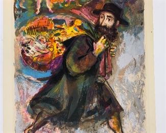 $175 - WALTER SPITZER MAN CARRYING BAG SIGNED LITHOGRAPH 111/120
LOCAL PICK UP BETHESDA MD
DETAILS:
sheet 29.75 x 21 inches
art 26.5 x 18.5"
Signed Lithograph
Limited edition 111 / 120
Condition:  Lithograph is unframed.  