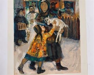 $125 - ARTIST WALTER SPITZER GALERIE ROMANET EXHIBITION POSTER  OCT 1963 PARIS 
DETAILS:
LOCAL PICK UP BETHESDA MD                                  
Artist: Walter SPITZER (1927)
Title of the Poster: W. Spitzer, Galerie Romanet
Year: 1963
Subject: Art
Country of origin: France
Condition: good - small imperfections and creases
Dimensions: 30.5 "x 19"
Condition: Good condition.  Poster was folded at one time and creases are apparent. Minor imperfections are pictured.