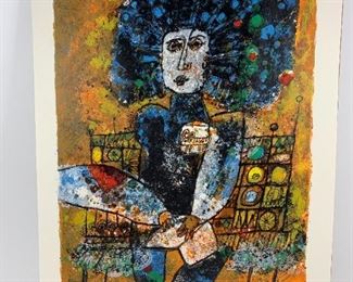 $150 - THEO TOBIASSE GALERIE PETRIDES 1973 LA PRINCESSE ET LE BOUFFON POSTER 1978
LOCAL PICK UP BETHESDA MD                           
Tobiasse, Galerie Pétride, Paris, 1973; Litho Pierre Chave Vence
Artist: Theo Tobiasse (French/Israeli, 1927-2012)
Title: La Princesse et le Bouffon
Year: 1978
Medium: Poster 
Size: 28.75 x 20 inches
Printer: Pierre Chave, Venice
Condition: Very good 
Paul Petrides et Simon Wajntrob Presentent
Condition: This poster is in very good condition. 