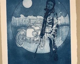 $150 - K DAVID BROWN (IMP 71) LIMITED EDITION SIGNED PRINT "VISION ON A CRYSTAL NIGHT"
LOCAL PICK UP BETHESDA MD
DETAILS:
Artist K David Brown
"Vision on a crystal night"
Signed limited edition 9/25
15.5 x 11.5 inches - mat
art 11.25 x 9.5 inches
Condition: This piece has been well cared for and is in very good condition. 