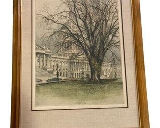 $200 - Robert Kasimir "Capitol"  Original Etching Pencil Signed Matted Framed - rh11301

LOCATION: Bethesda, MD

DETAILS + DIMENSIONS:  21" x 26"

CONDITION: Please refer to photos for a more detailed look at condition.  We make every attempt to list and photograph any defects or signs of wear that are significant to this sale. 

LOCAL PICK UP.   BUYER IS RESPONSIBLE FOR ANY NECESSARY DISASSEMBLY AND ALL COSTS ASSOCIATED WITH SHIPPING OR PICK UP.  PLEASE CONTACT US FOR SHIPPING REFERRALS.
