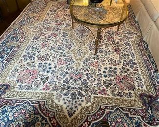 Vintage Persian rug. Measures 11' 9" x 8' 8". Photo 1 of 4.