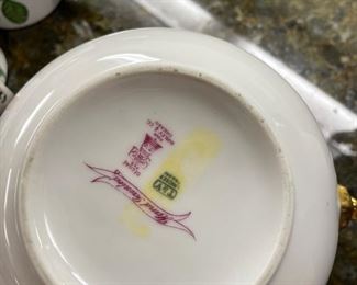 T & V Limoges pitcher for Burley & Company. Photo 2 of 2.