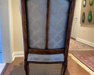 Vintage upholstered Wing Back chair - 2 available. Each measures 26" W x 33" D. Photo 4 of 4.