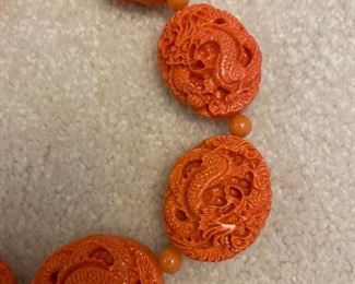 Coral necklace. Photo 2 of 2.