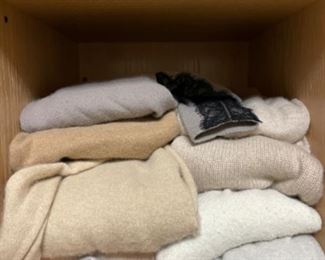 Sample of cashmere sweaters. Photo 1 of 2.