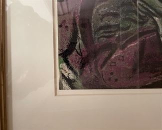 Replica Picasso print. Measures 10” x 13” without frame. Photo 3 of 3.