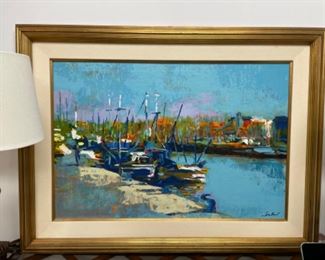 Original acrylic painting signed by artist. Measures 33” x 23” without frame. Photo 1 of 2.