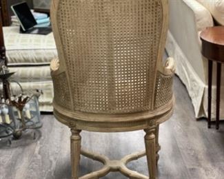 Set of 4 Country French cane seat and back dining chairs. Each measures 21" W with 17" seat height. Cushions available. Photo 3 of 3.