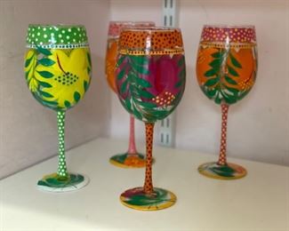 Jamaican wine glasses.