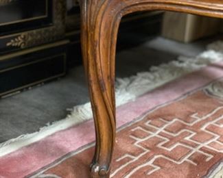 Upholstered armchair. Measures 26" W x 28" D. Photo 2 of 2.