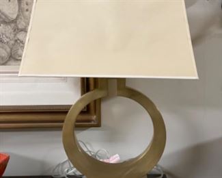 Visual Comfort table lamp. Measures 12” W x 20” H.