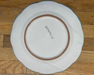 Set of 10 Buon Italia porcelain dinner plates. Photo 2 of 2.