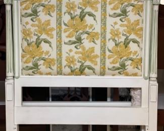 Pair of upholstered Swedish Country twin headboards. Each measures 42” W x 41” H. Photo 1 of 2.