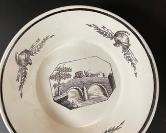 Antique porcelain bowls - 2 available. Each measures 5" D. Photo 2 of 2.