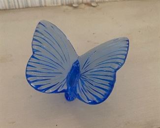 Vintage Waterford Glass Butterfly