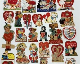 Vintage Valentines, 1930's, 1940's