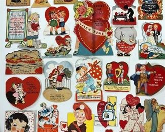 Vintage Valentines, 1930's, 1940's