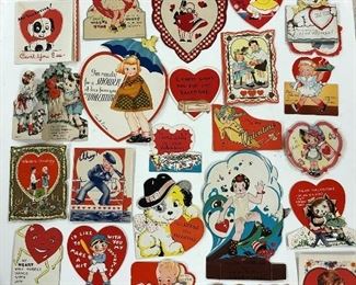 Vintage Valentines, 1930's, 1940's