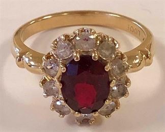 Gold With Ruby Ring